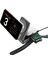 SW-CWF116 Telefon Kulaklık Akıllı Saat 15W 3 In 1 Magsafe Iq2 Kablosuz Şarj Cihazı Siyah 2
