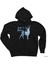 Harry Potter Expecto Patronum Siyah Fermuarlı Kapşonlu Sweatshirt 1