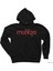 Manga Siyah Fermuarlı Kapşonlu Sweatshirt 1