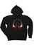 Star Wars The Dark Side Red Siyah Fermuarlı Kapşonlu Sweatshirt 1