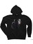 Batman Vs Joker Siyah Fermuarlı Kapşonlu Sweatshirt 1