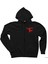 Faze Clan Red Siyah Fermuarlı Kapşonlu Sweatshirt 1