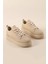 Kadın Yüksek Taban Hafif Rahat Taban Keten Günlük Bağcıklı Kadın Sneaker Spor Ayakkkabı 4