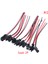 5pairs Sm 2pin 3pin 4pin Erkek ve Dişi LED Şerit Tel Konnektörü 20CM (Yurt Dışından) 2