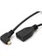 Mikro HDMI Erkek - HDMI Dişi Dönüştürücü Adaptör Kablosu Yukarı Aşağı Sağ Sol Açılı (Yurt Dışından) 5