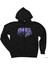 Karavanlı Uzaylı Siyah Fermuarlı Kapşonlu Sweatshirt 1