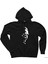 Mustafa Kemal Atatürk Silüet Siyah Fermuarlı Kapşonlu Sweatshirt 1