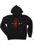 Spiderman Sketched Siyah Fermuarlı Kapşonlu Sweatshirt 1