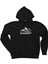 Everest Classic Siyah Fermuarlı Kapşonlu Sweatshirt 1