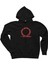 God Of War Ragnarok Red Omega Siyah Fermuarlı Kapşonlu Sweatshirt 1