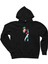 Muhammed Ali Portre Siyah Fermuarlı Kapşonlu Sweatshirt 1