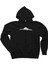 Single Mountain View Siyah Fermuarlı Kapşonlu Sweatshirt 1