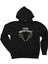 Tennis Never Underestimate Siyah Fermuarlı Kapşonlu Sweatshirt 1