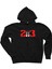 Michael Jordan 23 Siyah Fermuarlı Kapşonlu Sweatshirt 1