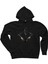 John Wick Minimal Siyah Fermuarlı Kapşonlu Sweatshirt 1