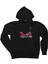 Victory Vison Red Siyah Fermuarlı Kapşonlu Sweatshirt 1