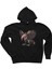 Phoenix Mythology Creature Siyah Fermuarlı Kapşonlu Sweatshirt 1