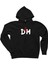 Depeche Mode Logo Siyah Fermuarlı Kapşonlu Sweatshirt 1