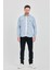 Erkek Mint Slim Fit Dar Kalıp Pamuklu Kot Gömlek 2