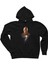 Black Adam Character Siyah Fermuarlı Kapşonlu Sweatshirt 1