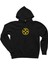 x Men Yellow Logo Siyah Fermuarlı Kapşonlu Sweatshirt 1