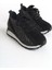 Alya Bağcıklı Ortopedik Taban Taşlı Kadın Sneaker Spor Ayakkabı Bt - Siyah 4