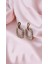 Solène Chic Zirkon Taşlı Altın Kaplama Rose Gold Küpe 1