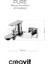 Pure Banyo Armatürü Krom 2