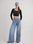 Siena 1002 Normal Bel Açık Mavi Baggy Jeans Kadın 1