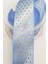 Mavi Gold Puantiyeli Saten Kurdele 4cm 1
