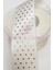 Gold Krem Puantiyeli Baskı Saten Kurdele 4cm 1