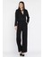 Kadın Dört Düğmeli Blazer Ceket Palazzo Pantolon Ikili Takım P-00016148 2
