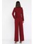 Kadın Dört Düğmeli Blazer Ceket Palazzo Pantolon Ikili Takım P-00016148 3