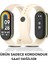 Xiaomi Mi Band 8 / 9 / 10 Uyumlu Klasik Kordon Silikon Strap Kayış 3