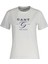 Kadın Beyaz Regular Fit Bisiklet Yaka Logolu T-Shirt 4200563.110 1