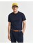 Erkek Lacivert Regular Fit Bisiklet Yaka Logolu T-Shirt 2003339.433 1