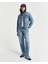 Kadın Mavi Regular Fit Klasik Yaka Denim Ceket 4700367.972 3