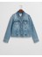 Kadın Mavi Regular Fit Klasik Yaka Denim Ceket 4700367.972 4