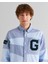 Erkek Lacivert Oversize Fit Renk Bloklu Gömlek 3824364T.410 4