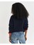 Kadın Lacivert Relaxed Fit Bisiklet Yaka Logolu Sweatshirt 4200595.433 2