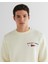 Erkek Krem Regular Fit Bisiklet Yaka Logolu Sweatshirt 2067039.130 4