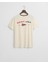 Erkek Krem Regular Fit Bisiklet Yaka Logolu T-Shirt 2003299.130 4