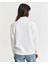 Kadın Beyaz Relaxed Fit Yarım Fermuarlı Sweatshirt 4200561.113 3