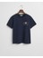 Kadın Lacivert Regular Fit Bisiklet Yaka Logolu T-Shirt 4200277.433 3