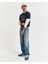 Erkek Lacivert Regular Fit Bisiklet Yaka Logolu T-Shirt 2003299.433 3
