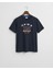 Erkek Lacivert Regular Fit Bisiklet Yaka Logolu T-Shirt 2003299.433 4