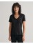 Kadın Siyah Regular Fit V Yaka T-Shirt 4200750.5 1