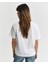 Kadın Krem Relaxed Fit Bisiklet Yaka Logolu T-Shirt 4200594.113 2