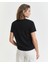 Kadın Siyah Regular Fit Bisiklet Yaka Logolu T-Shirt 4200277.5 3