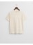 Erkek Krem Regular Fit Bisiklet Yaka Logolu T-Shirt 2003339.130 4
